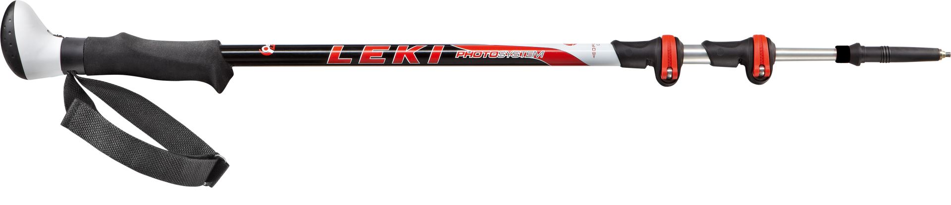 Photosyst. Alu Wandelstokken Black/Red 110-150