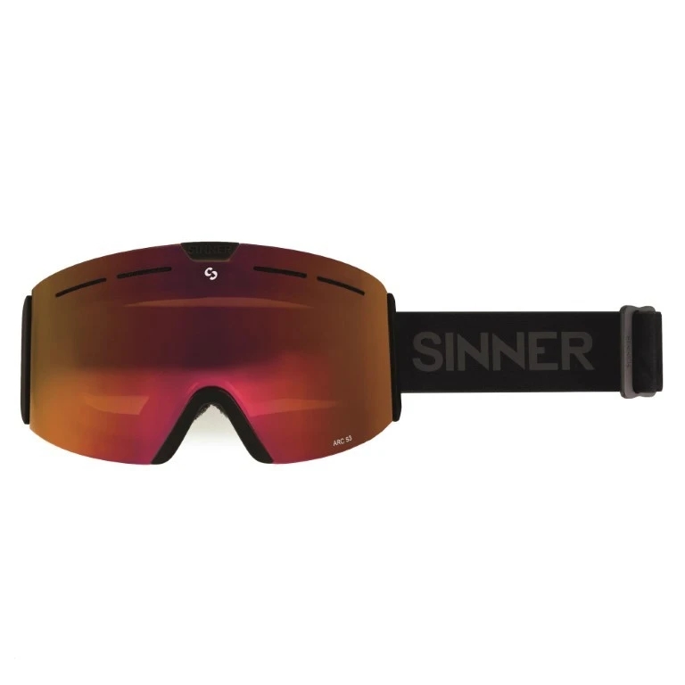 Sinner Arc Sneeuwbril Matte Black