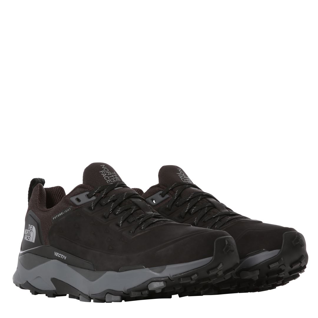 The north face vectiv exploris futurelight lthr in de kleur zwart.