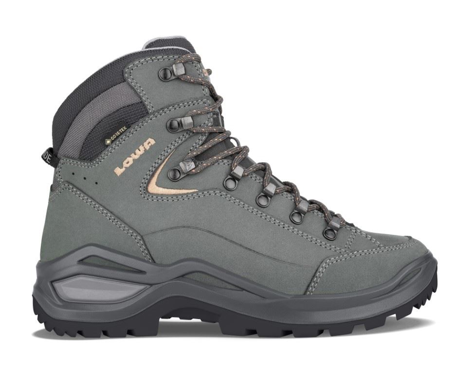 Lowa Renegade Evo Gtx Mid Hoge Wandelschoen Dames Graphite/Apricote 5, 5