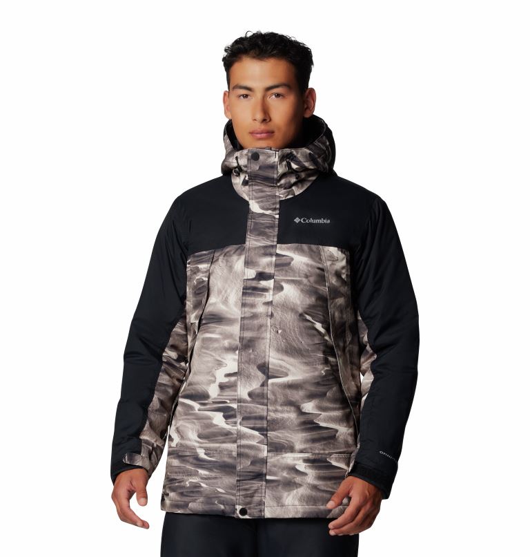 Columbia Shotski Printed Jas Heren Dark Stone M
