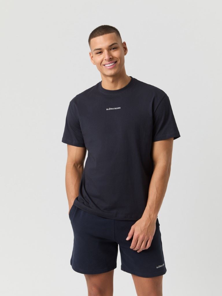 Björn Borg Borg Classic T-shirt Heren Night Sky S