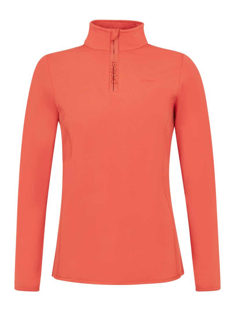 Protest Fabriz top met 1/4 rits dames - maat xxxl/46