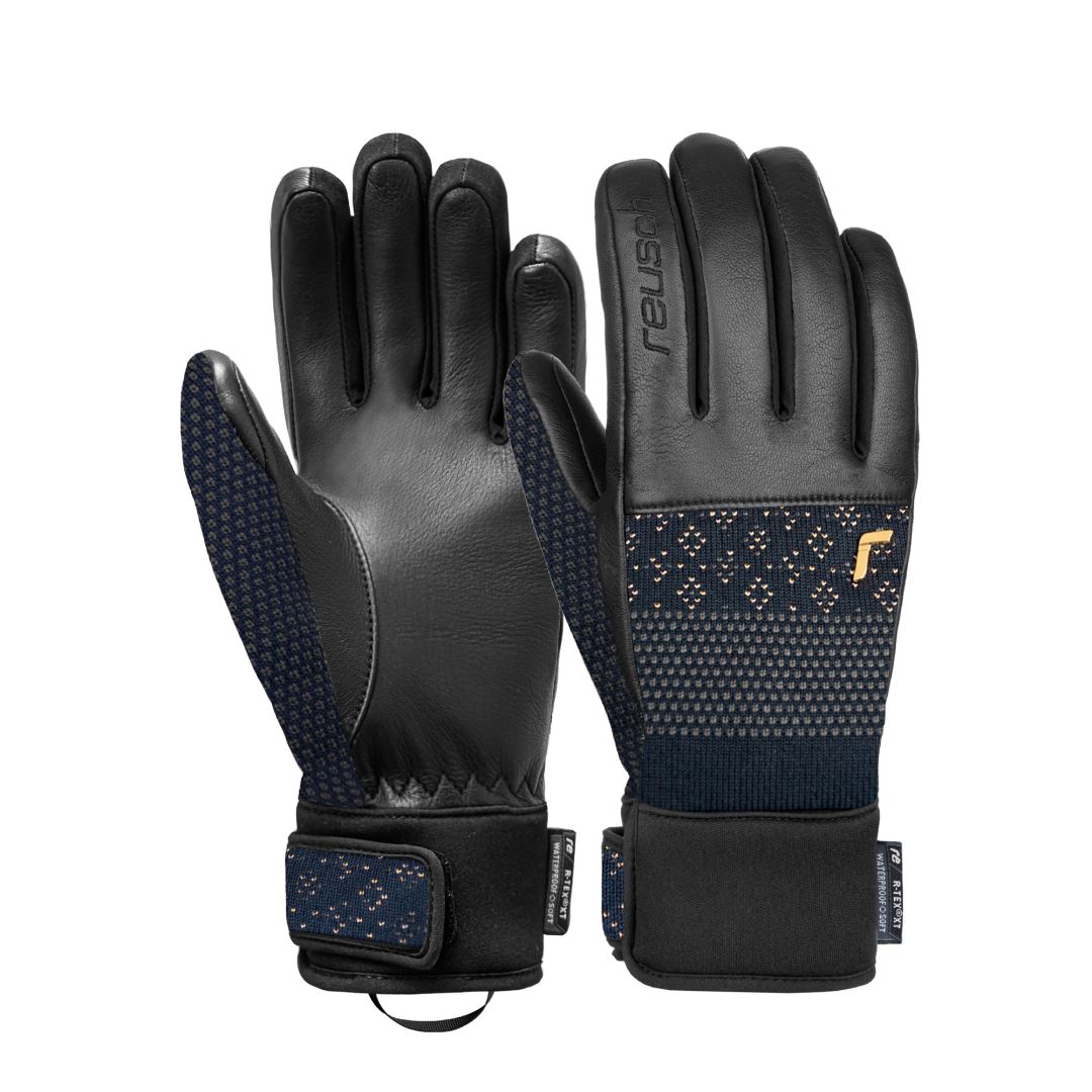 Reusch Petra Vlhova R-Tex Xt Dames Handschoen Dress Blue / Gold 8