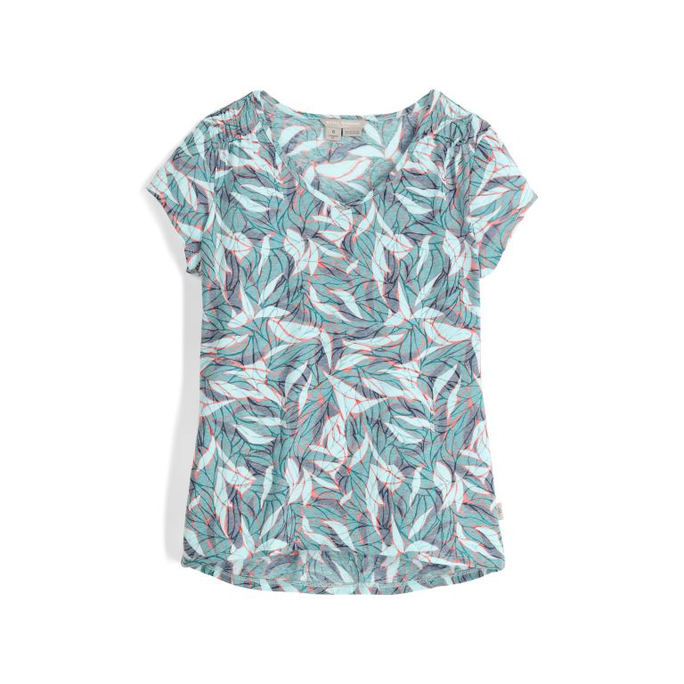Royal Robbins Featherweight T-shirt Dames Pacific Blue Presidio Pt S