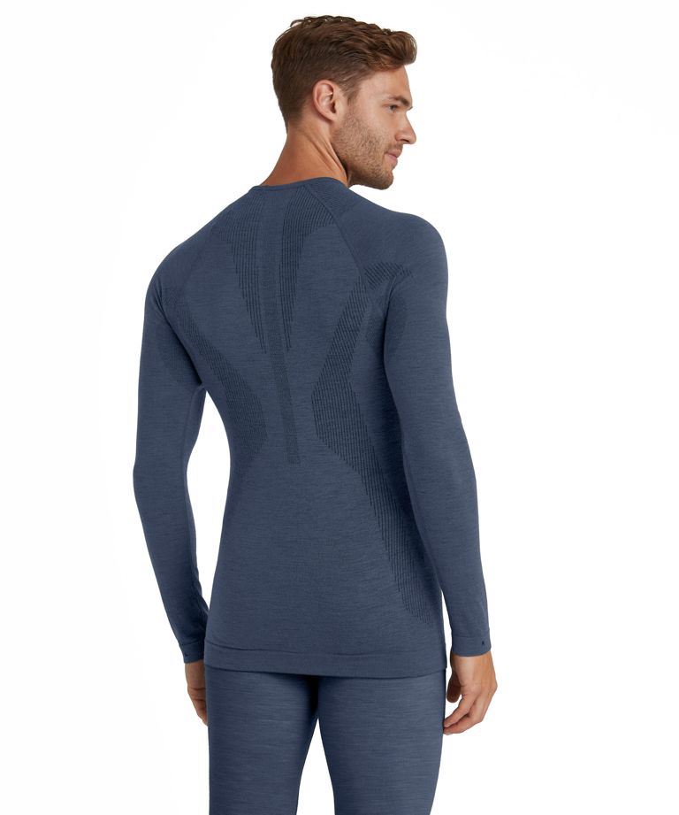 Falke Ls Wool-Tech Shirt Heren Capitain L