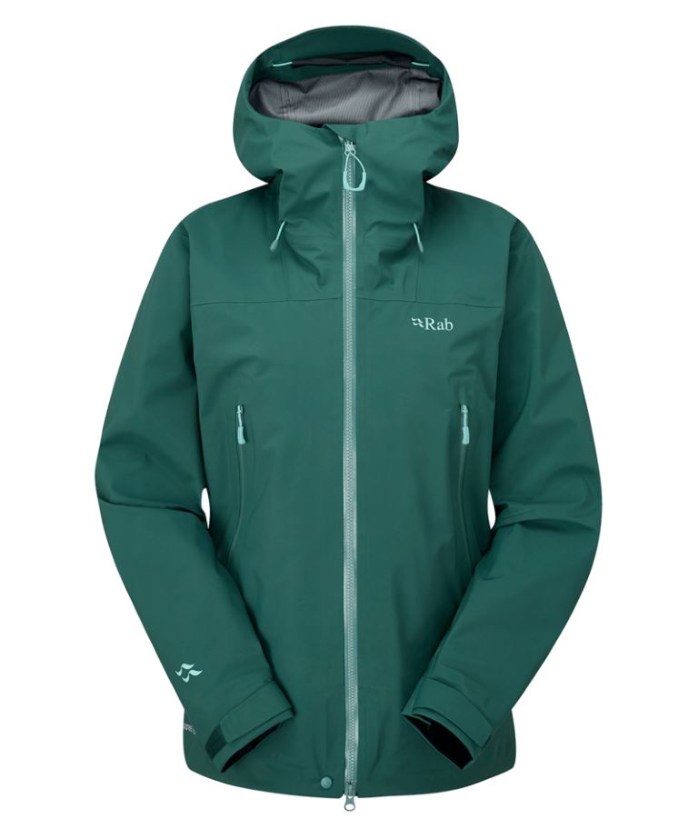Rab Kangri GTX Hardshell Jas Dames Green Slate L