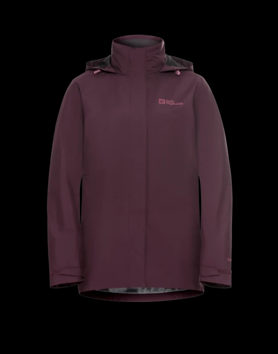 Jack Wolfskin Functioneel 3-in-1-jack ROTWAND 3IN1 JKT W