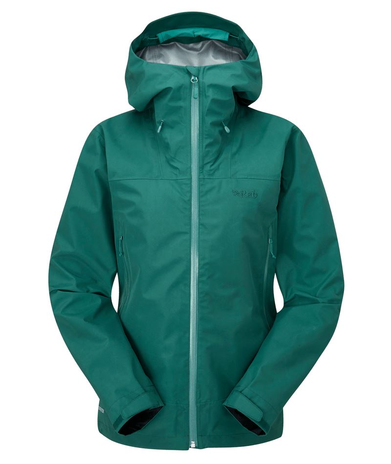 Rab Namche Gtx Hardshell Jas Dames Green Slate 10