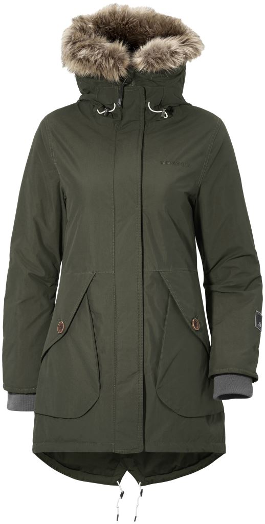 Didriksons Angelina Wns 2 Parka Dames Dark green 36