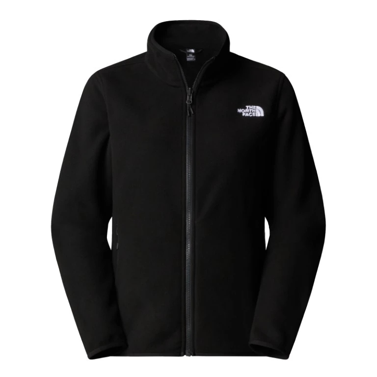 The North Face Glacier Full Zip Fleece Dames TNF Black XXL