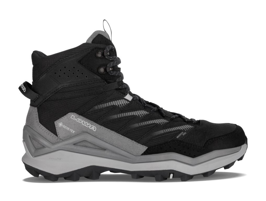 Lowa Maddox Pro GTX Mid Hoge Wandelschoen Heren Black/Grey 10