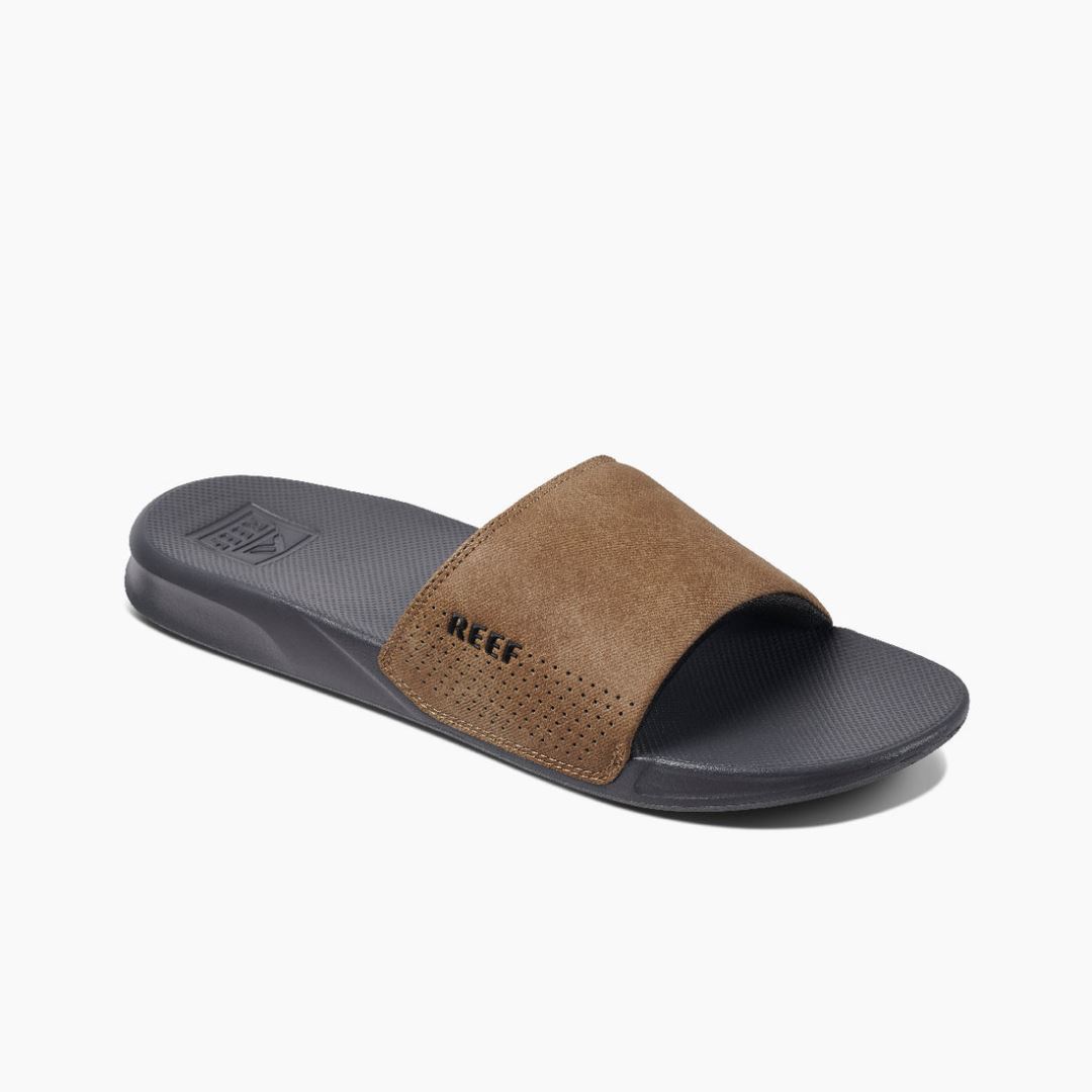REEF One Slide Slipper Heren Grey/Tan 13