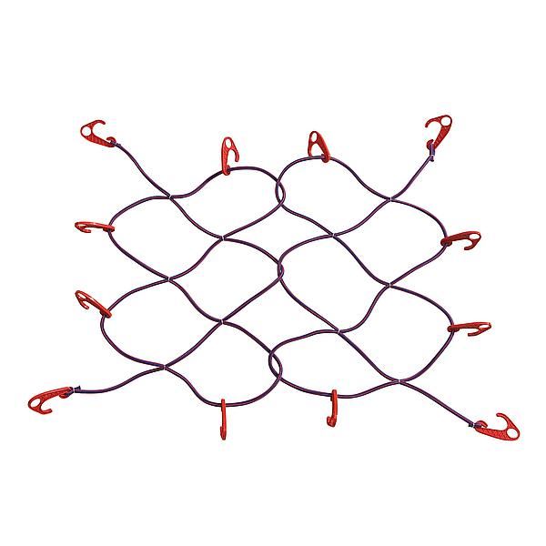Bagagenet Elastisch 12 Haken 72X46 Cm Zwart