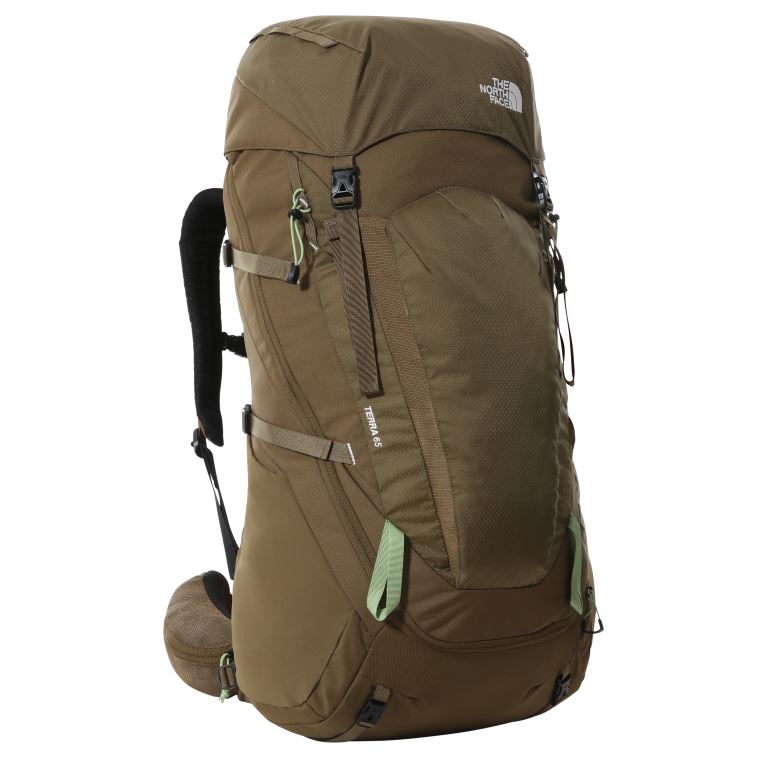 The North Face Terra 65 Backpack Military Olive/TNF Black L/XL