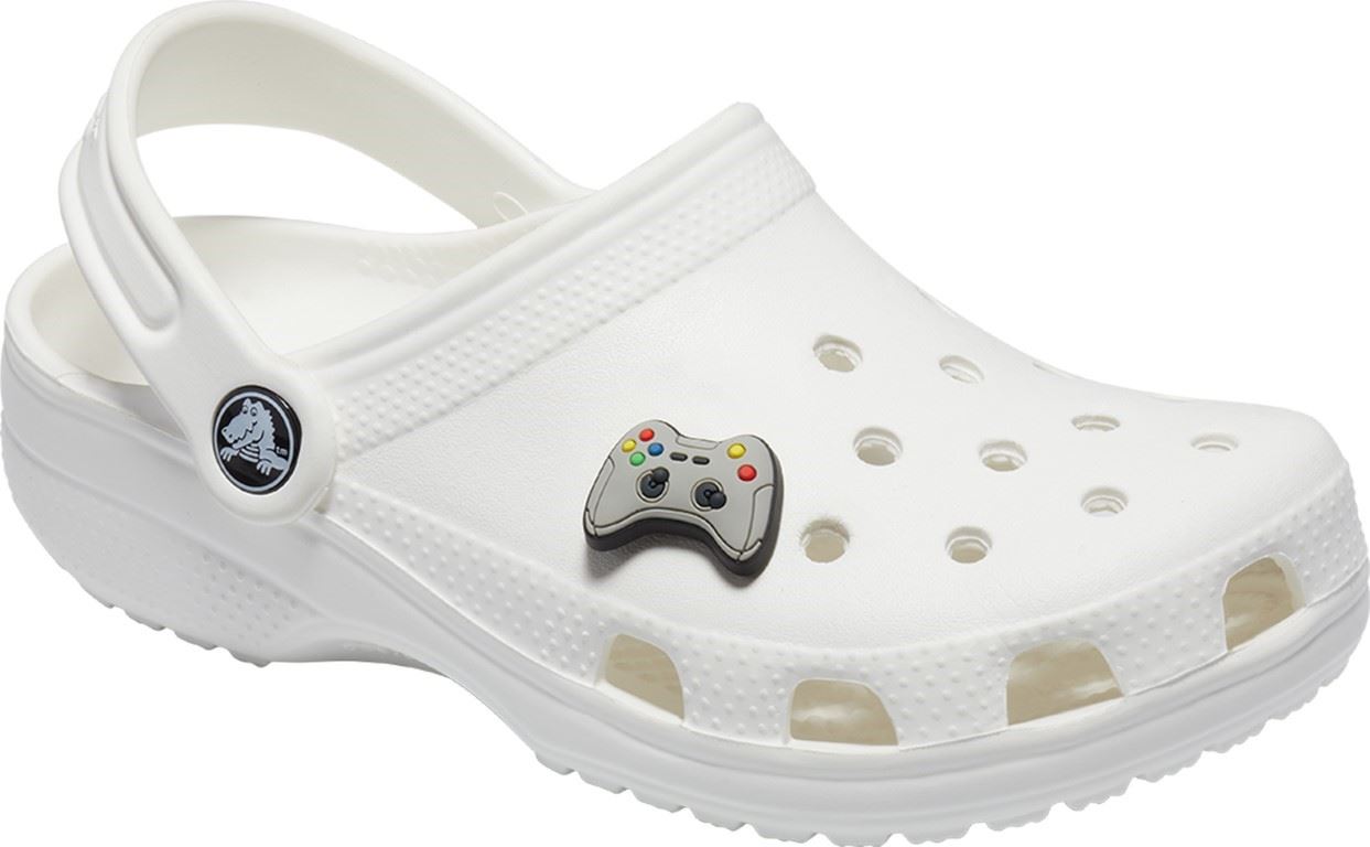 Crocs Grey Game Controller Jibbitz Charm Multi