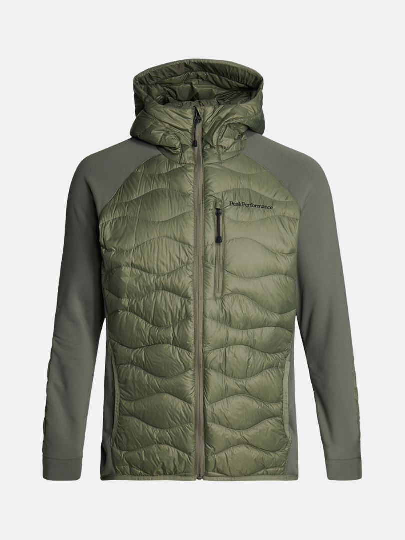 Peak Performance Helium Down Hybrid Hood Heren Isolatiejas Pine Needle S