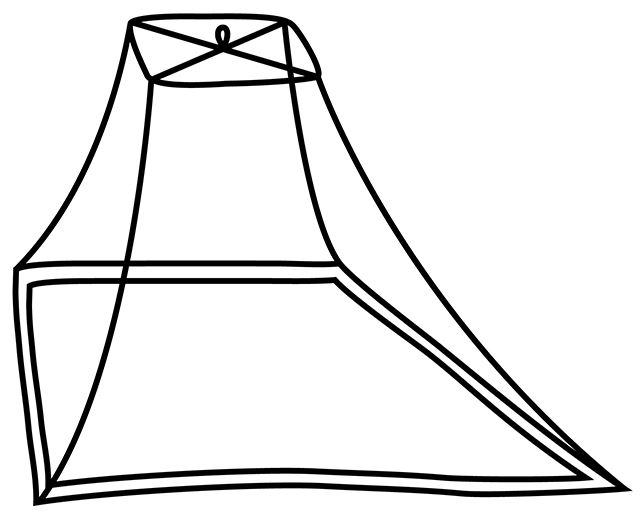 Mosquito Net Travel Ultralight Duo Klamboe White