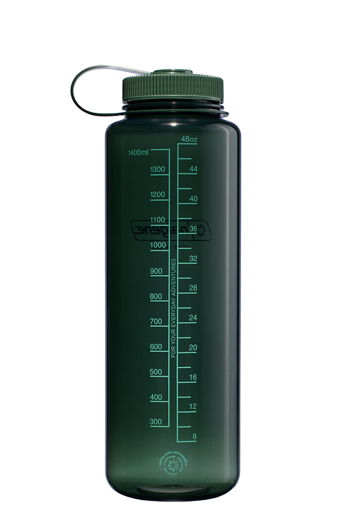 Nalgene Wide Mouth Silo Sustain 1, 5L Drinkfles Jade 1, 5L