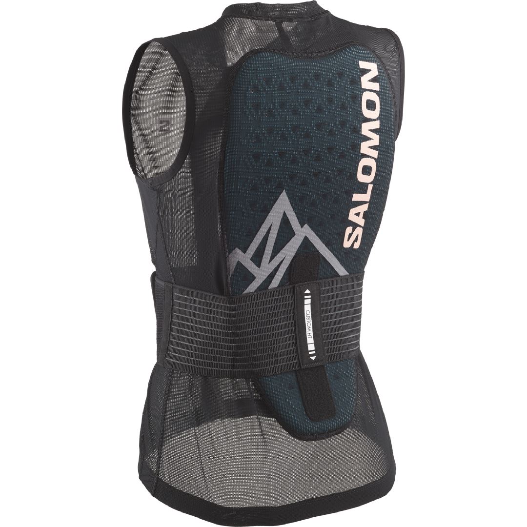 Salomon Flexcell Pro W Vest Dames Rugbeschermer Black S