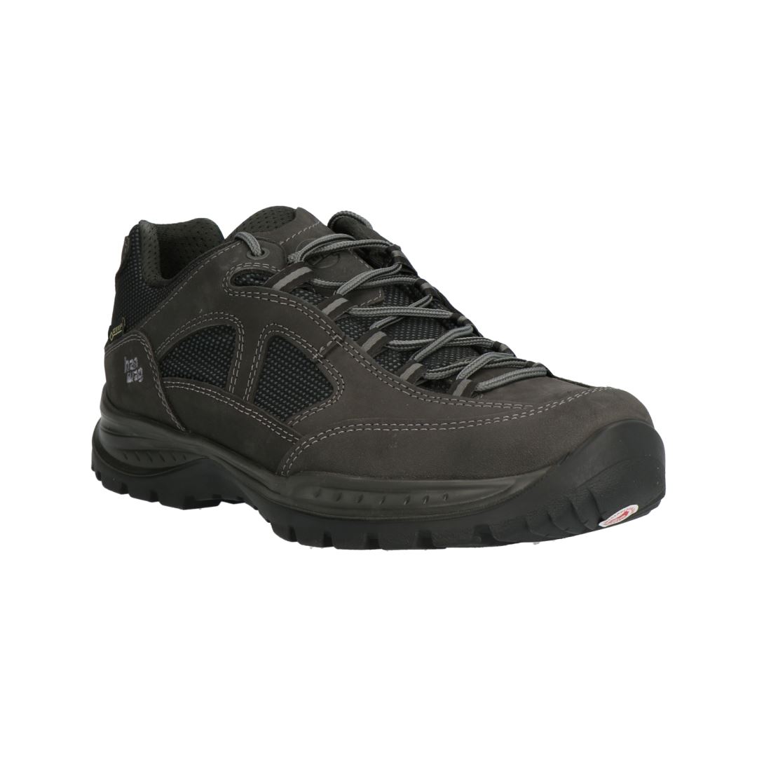 Hanwag Gritstone Ii Wide Gtx Lage Wandelschoen Heren Asphalt/Black 14/49, 5