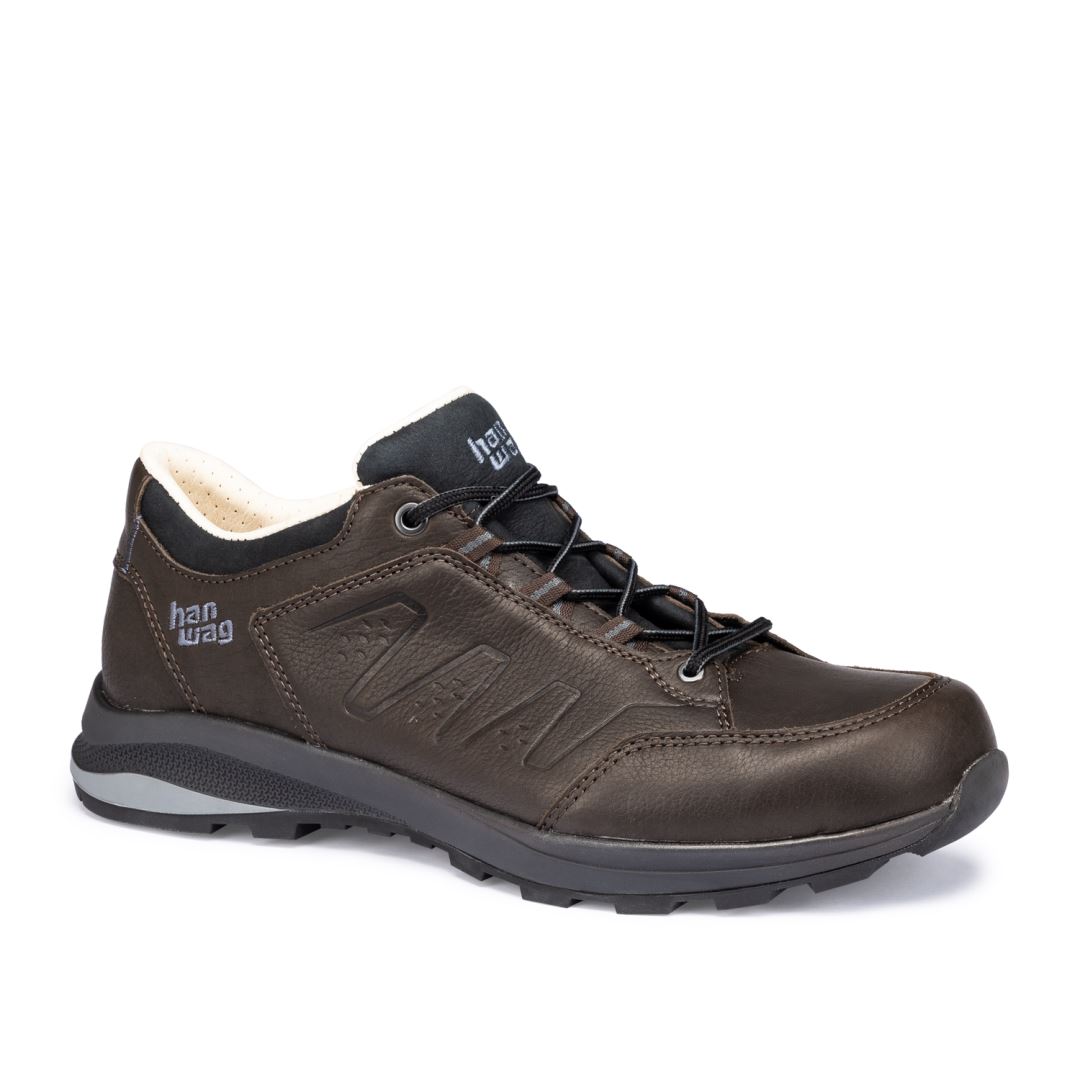 Hanwag Travi Low Sf Extra Heren Lage Wandelschoen Chestnut/Black 9