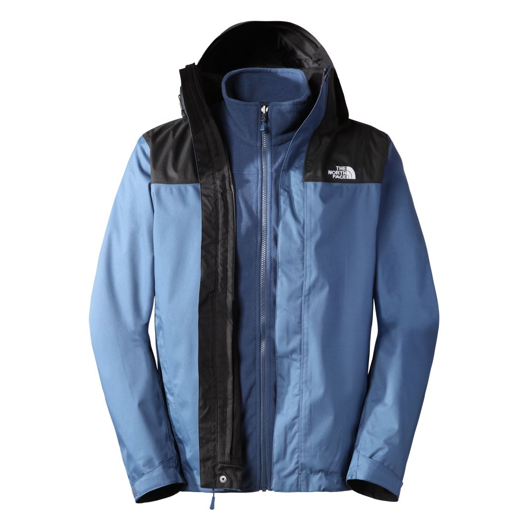 The North Face Evolve II Triclimate 3 In 1 Heren 3 in 1 jas Shady Blue - TNF Black S