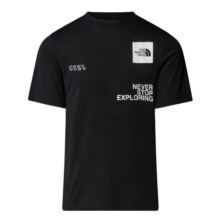 The North Face Foundation Mountain Coordinates T-shirt Heren TNF Black M