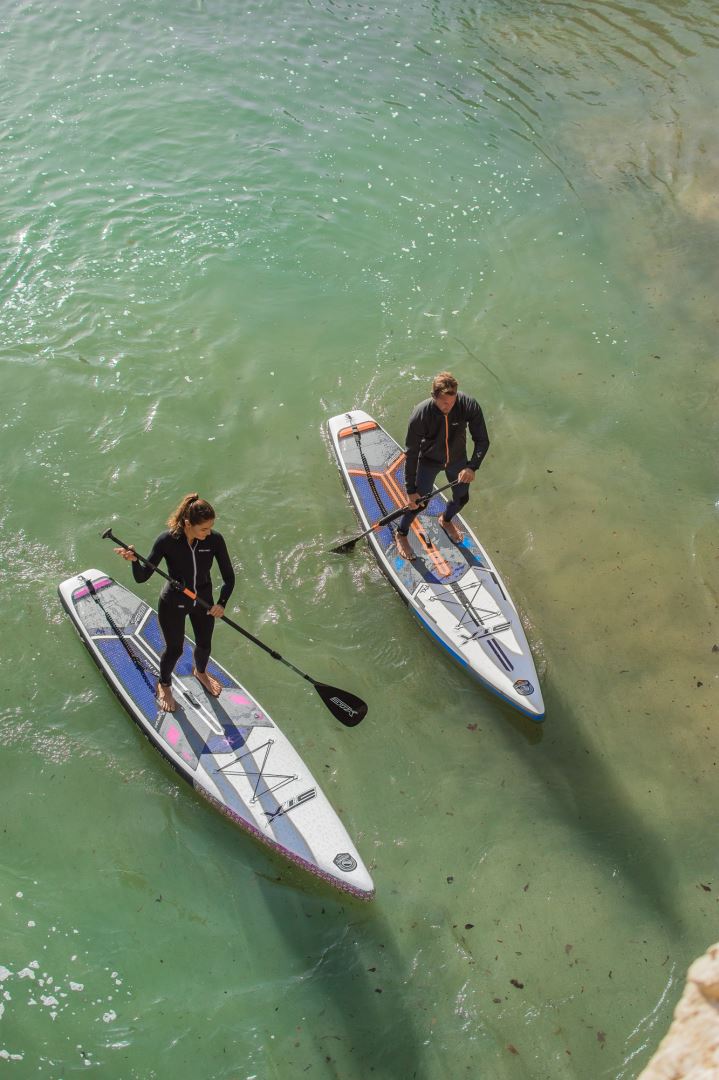 Isup Freeride Wide Sup Board Blue/Orange 329x86x15