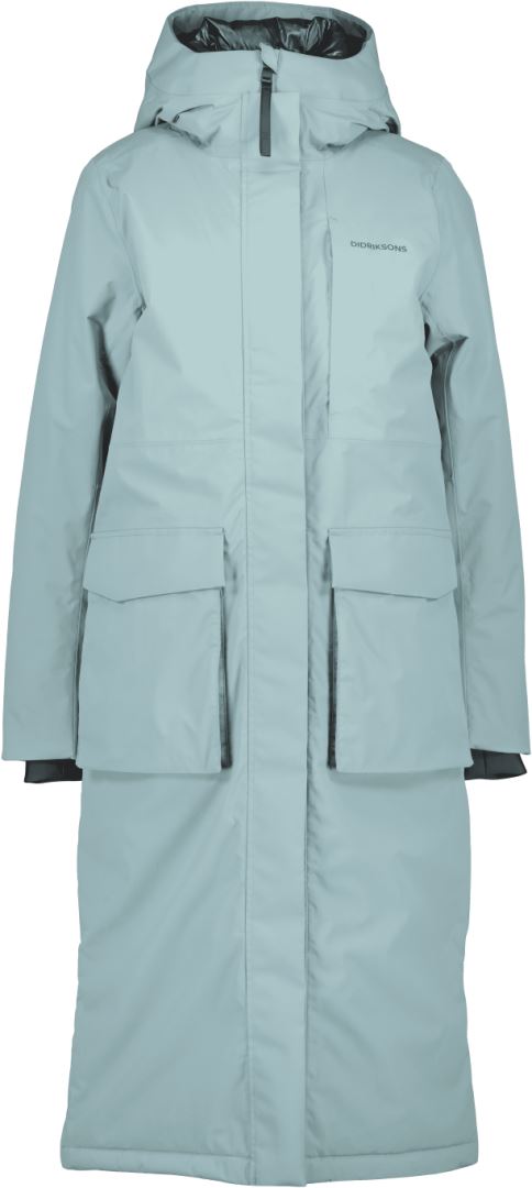 Didriksons LEYA WNS PARKA L 3 Dames Outdoorjas - Factory Blue - Maat 44