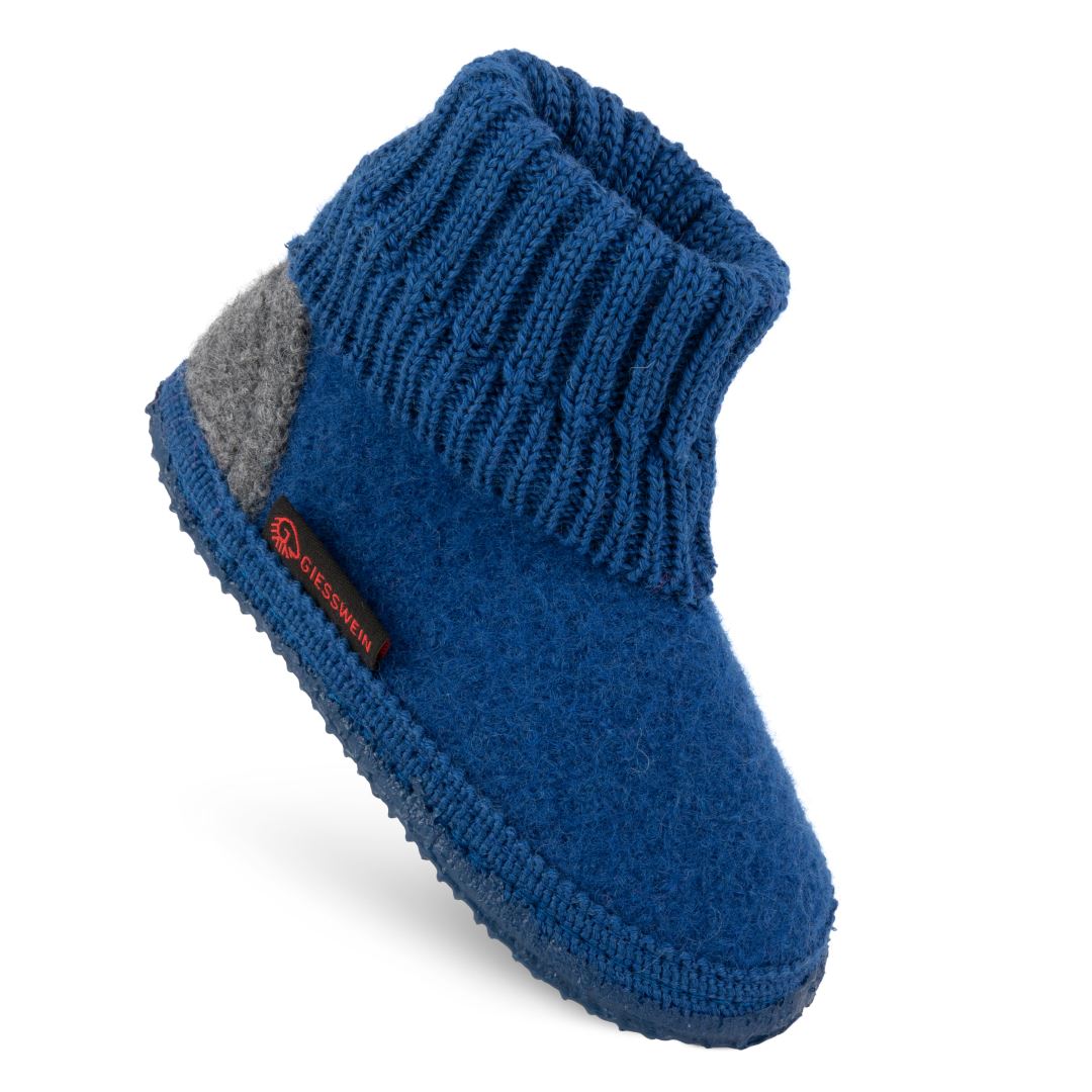 Giesswein Kramsach Kinder Pantoffel Traffic Blue 24