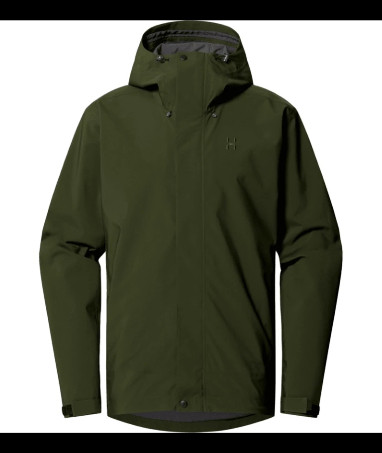 Haglofs Breeze Proof Hardshell Jas Heren Seaweed Green M