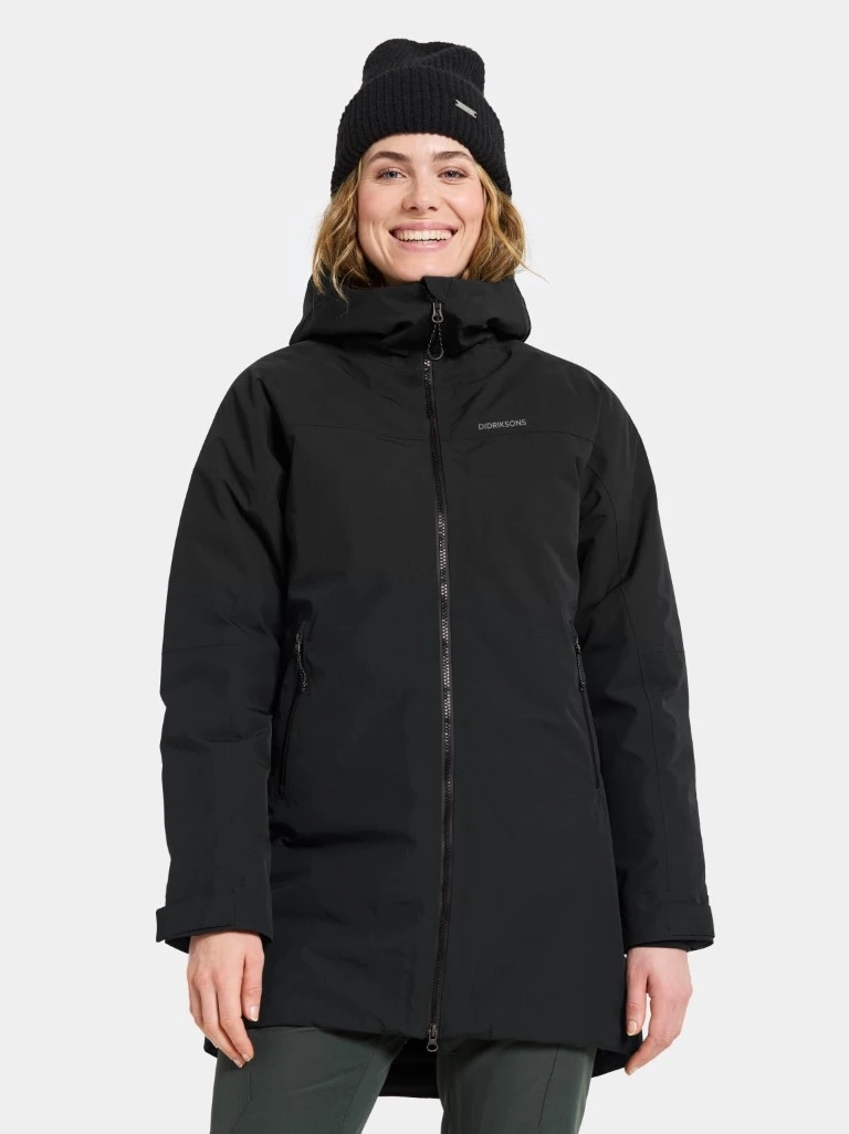 Didriksons Marget Parka Jas Dames Black 42