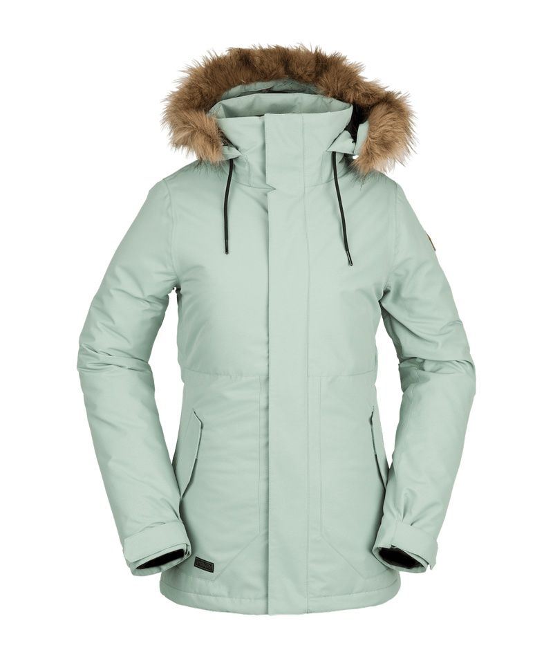 Volcom Fawn Ins Dames Wintersportjas Green Ash L