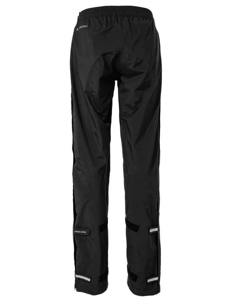 Vaude Yaras Iv Zip Regenbroek Dames Black 40
