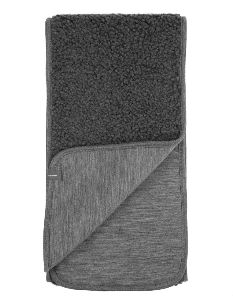 Icebreaker Realfleece High Pile Sjaal Gritstone Heather Os