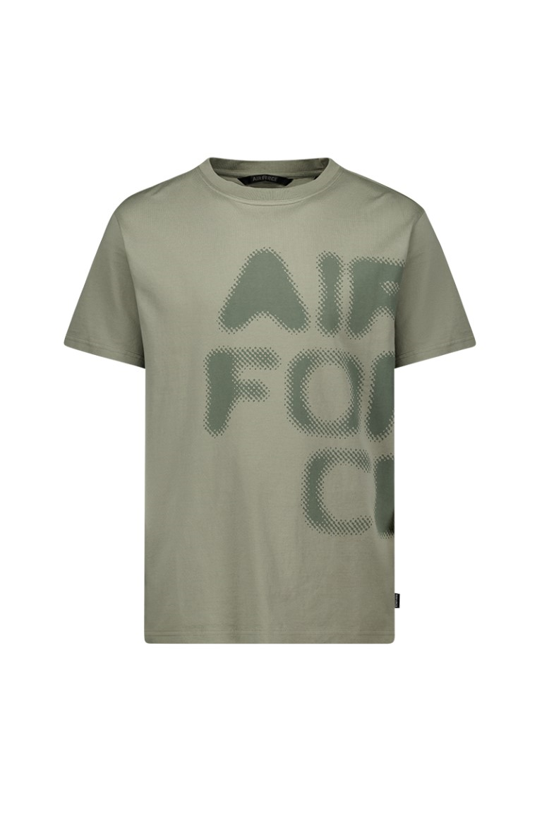 Airforce Hazy T-shirt Heren Laurel Oak XS