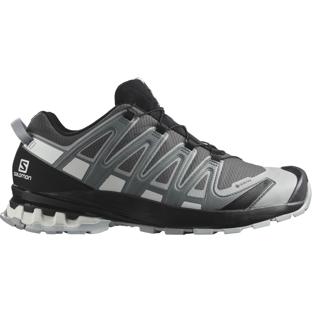 Salomon Xa Pro 3D V8 Gtx Heren Lage Wandelschoen Magnet/Stormy Weather/White 10,5