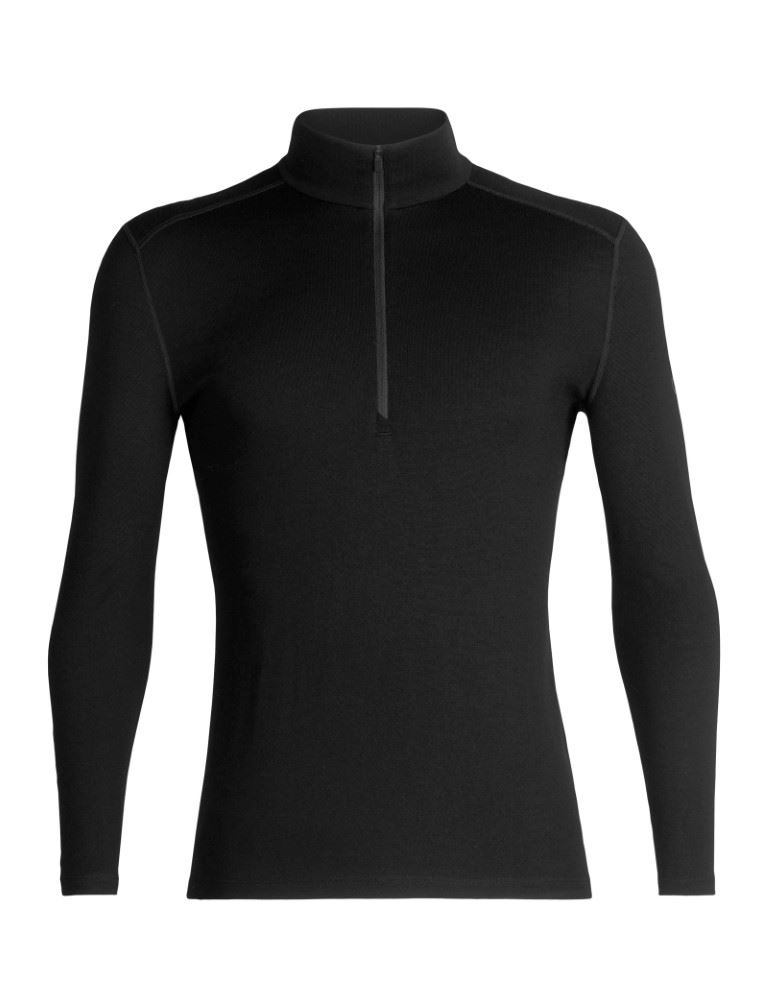 Icebreaker Merino 260 Tech Ls Half Zip Pully Heren Black L
