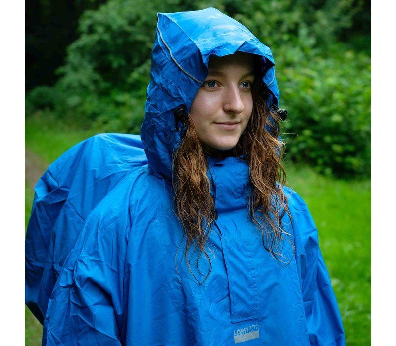 Backpackponcho Blue M Poncho Blue M