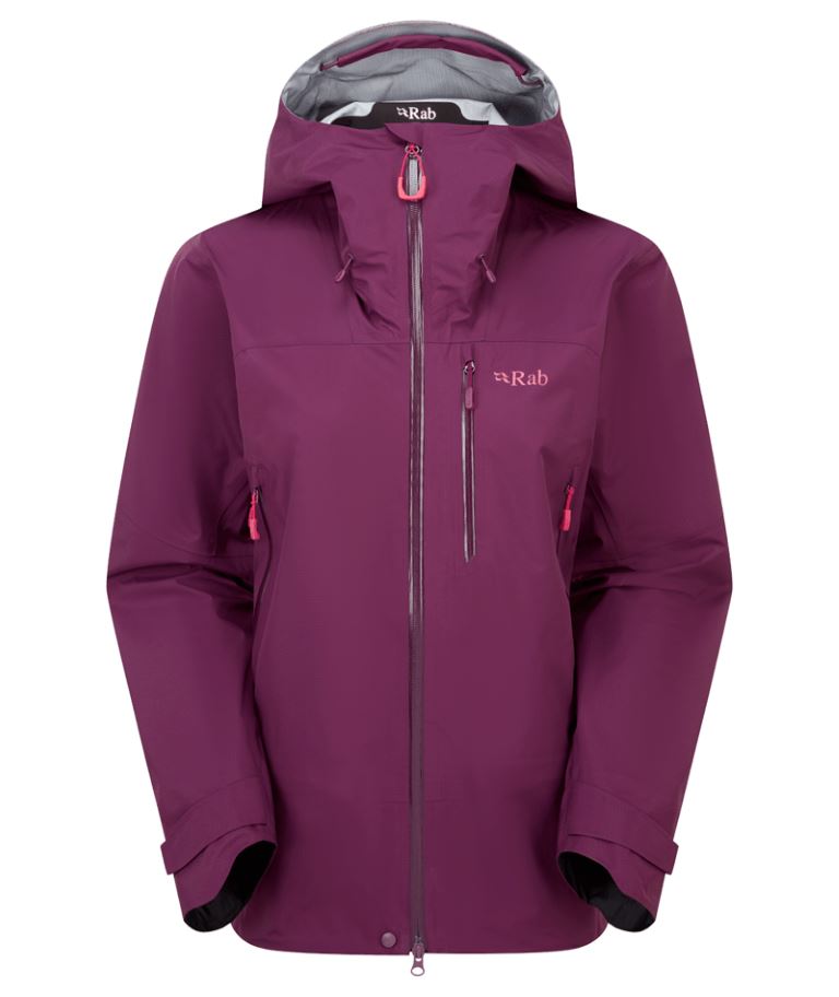 Rab Firewall Mountain Hardshell Jas Dames Mulberry M