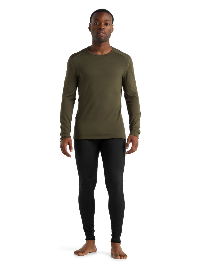 Icebreaker Merino 260 Tech Ls Crewe Thermoshirt Heren Loden L