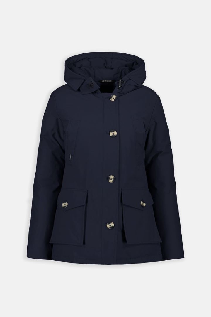 Airforce 4 Pocket Parka Jas Dames Dark Navy XL
