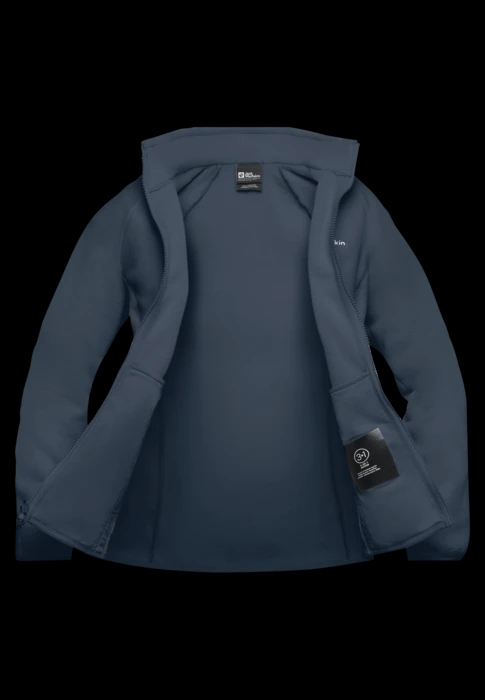Jack wolfskin Moonrise Fz Vest Dames Midnight Sky M