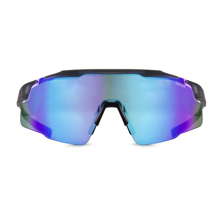 Sinner Murau Mt Cry Grey/Blk Pad- Blu Oil Zonnebril Matte Cry Grey/Black One Size