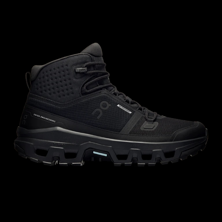 ON Cloudrock Mid Waterproof Hoge Wandelschoen Dames Black | Black 36,5