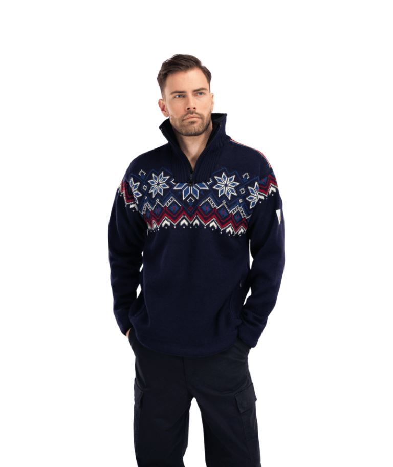 Dale of norway Fongen Wp Trui Heren Navy Offwhite Redrose Indigo Xxl
