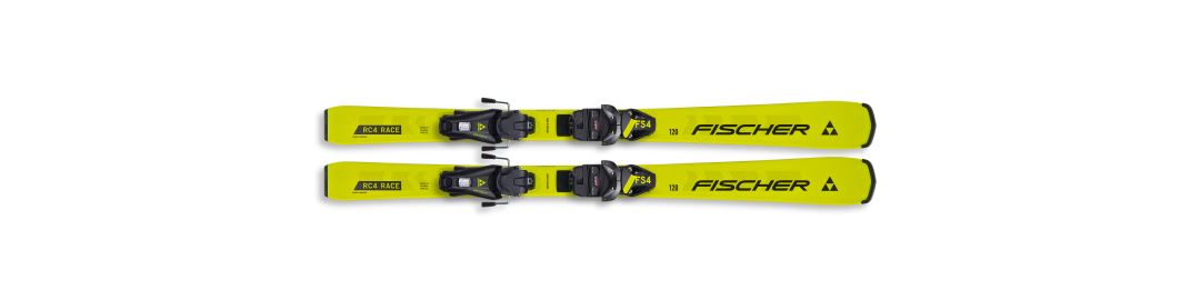Fischer Rc4 Race Jr Jrs+fs4 Ca Jrs Alpine Ski´s Geel 120