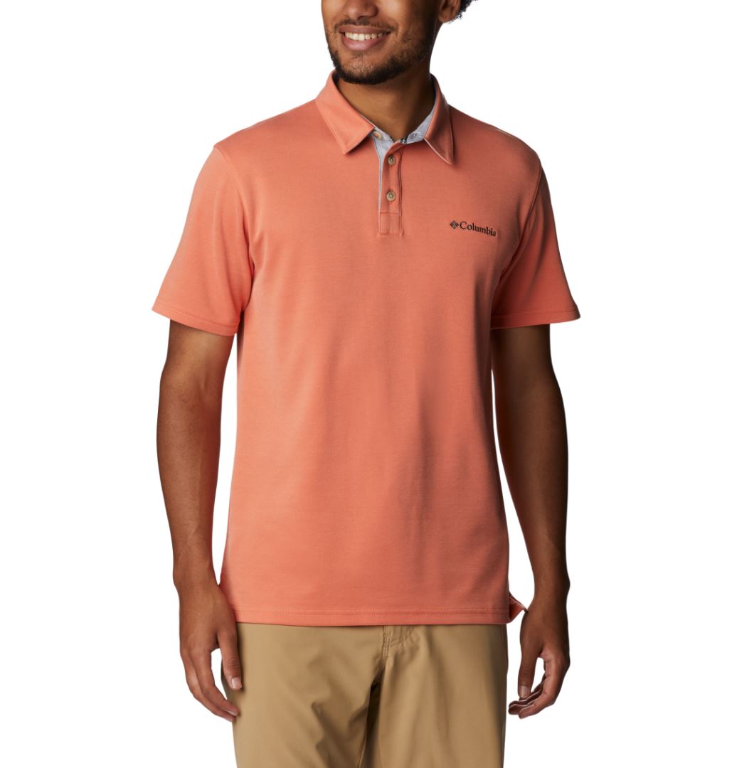 Columbia Nelson Point™ Polo - Desert orange - Outdoor Kleding - Fleeces en Truien - Polo's