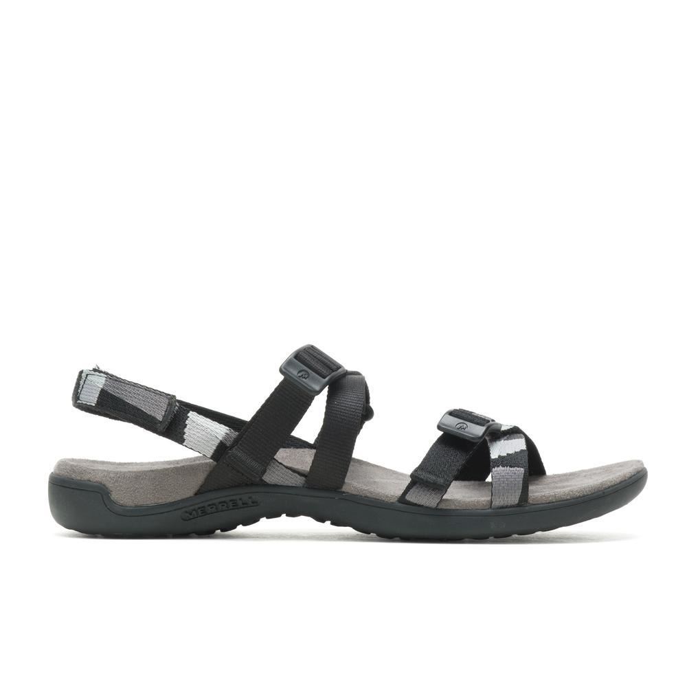 Merrell District 3 Backstrap Web Sandaal Dames - Maat 40 - Black